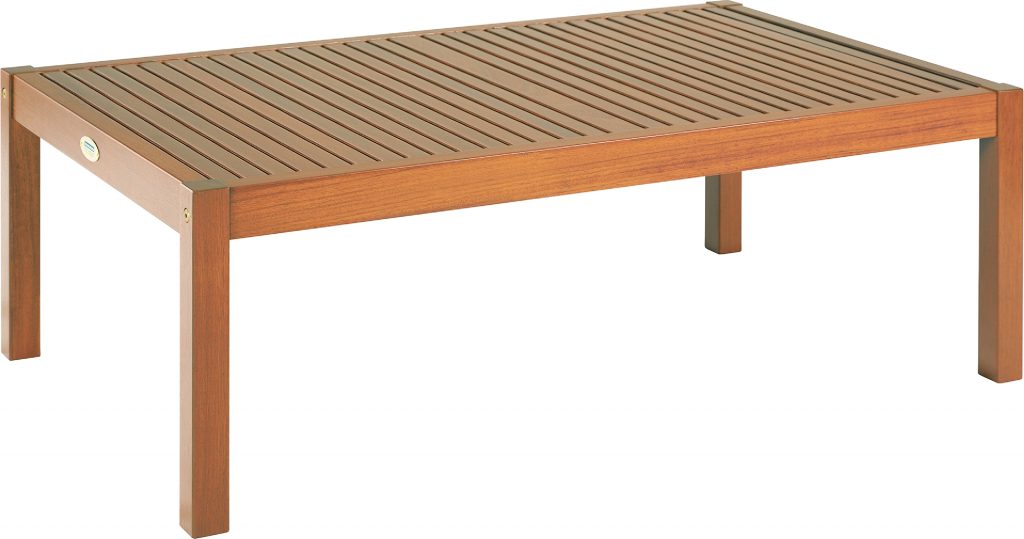 Mesa central Rectangular FITT. Madera Jatobá Acabado Natural – Tramontina